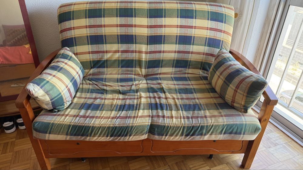 Sofa cama c estrutura