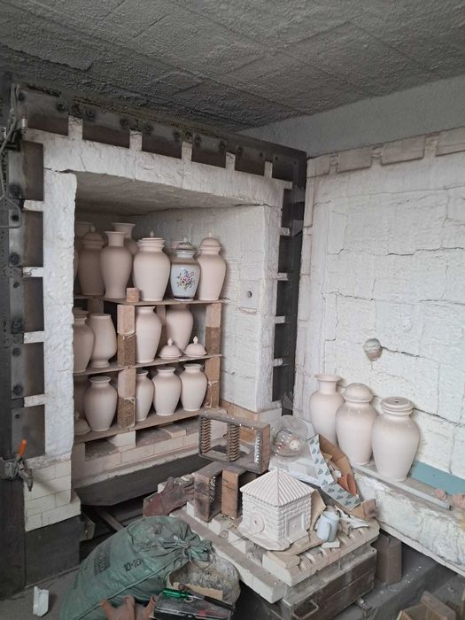 Forno cerâmico a gás.