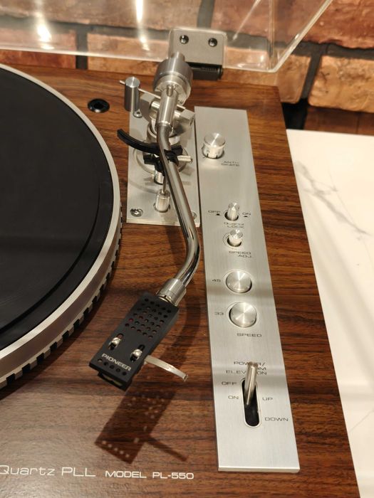 PIONEER PL-550 ! Flagowy gramofon Direct Drive Quartz ! Wer Europejska