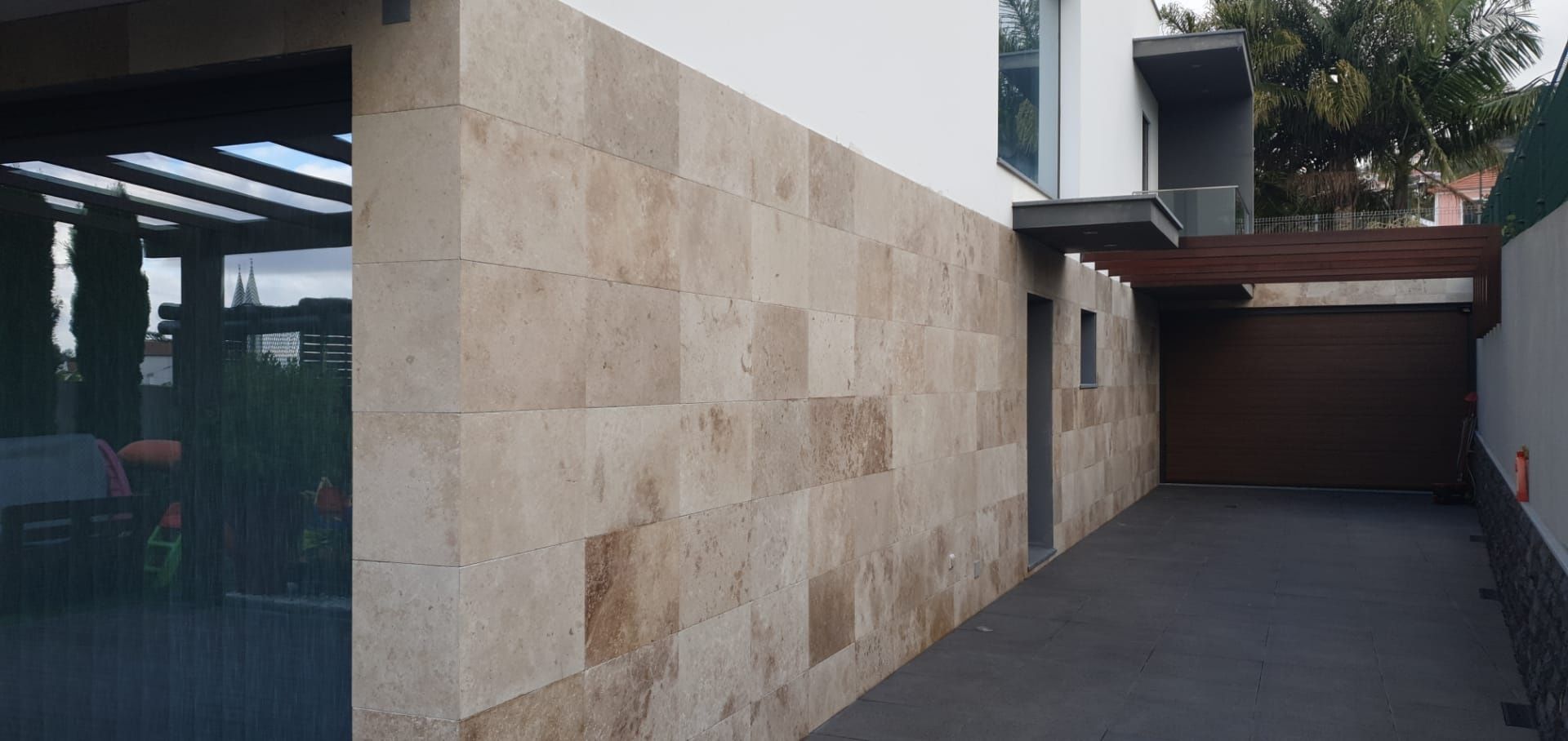 Traverino beje  - travertine terra