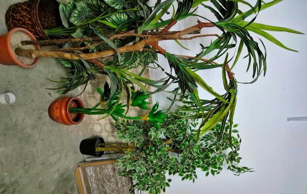 Planta plástico grande (3 plantas)