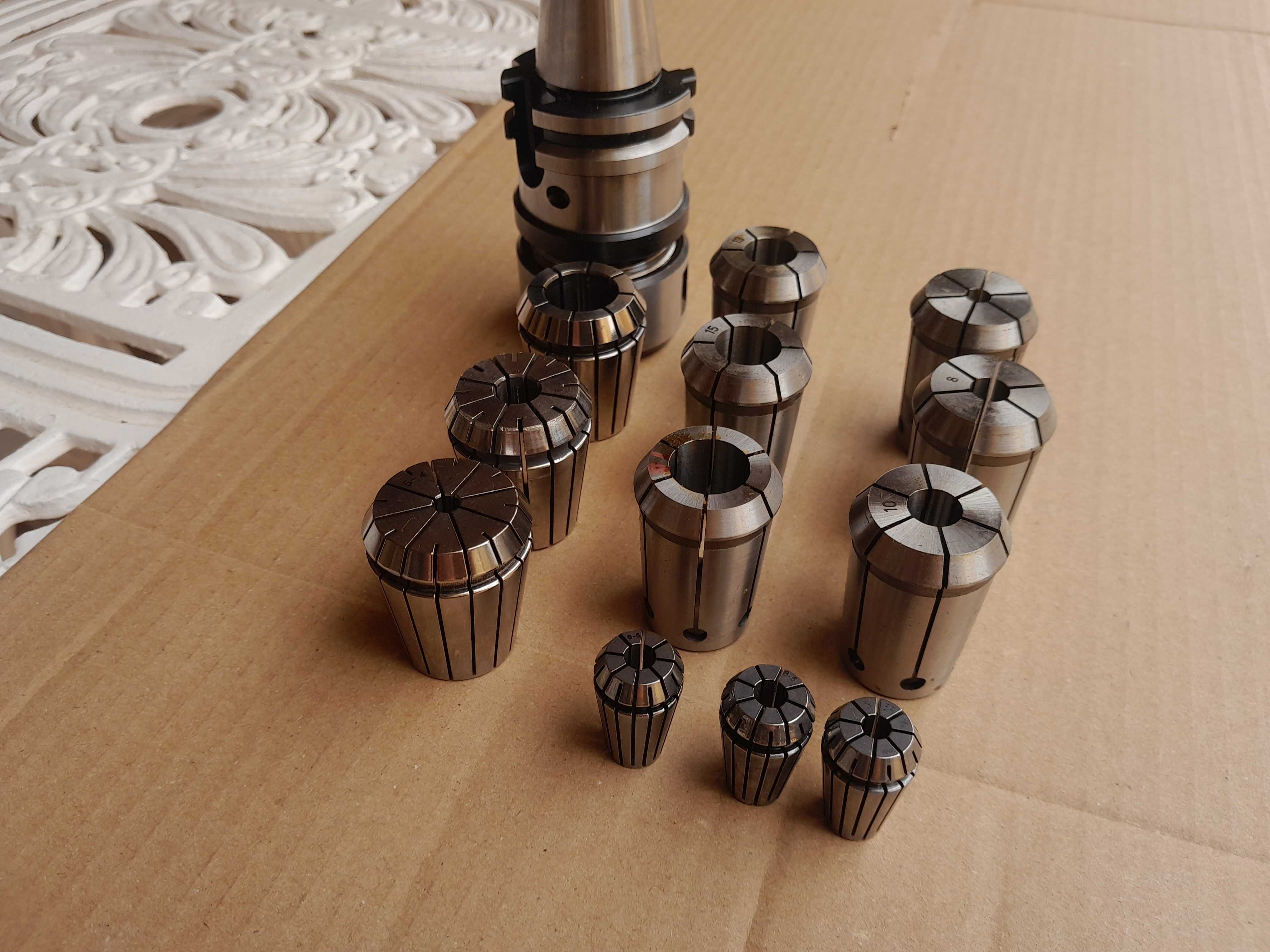 Cone e pinças para fresadora CNC