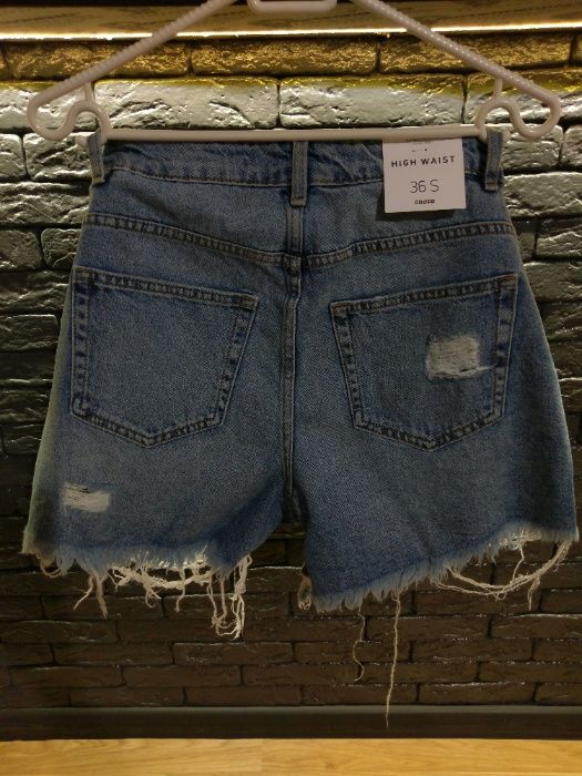 ‼️ Новые джинсовые шорты от Cropp с эффектом потертости