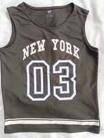 T-shirt sportowy treningowy dri-fit New York H&M 134/140