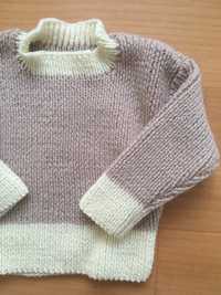 Вязаний дитячий светр ручноі роботи
