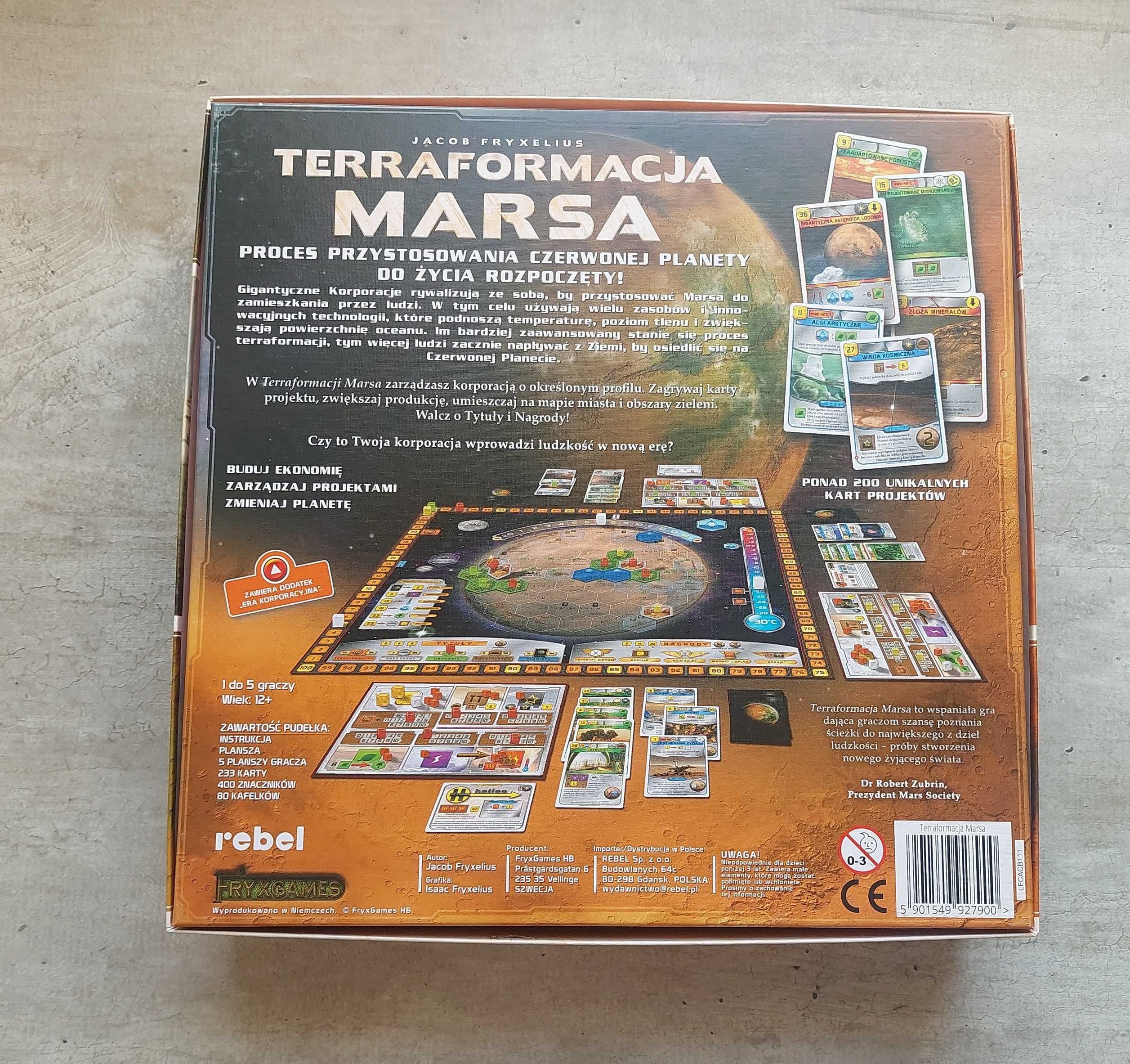 Gra Terraformacja Marsa wypraski NOWA