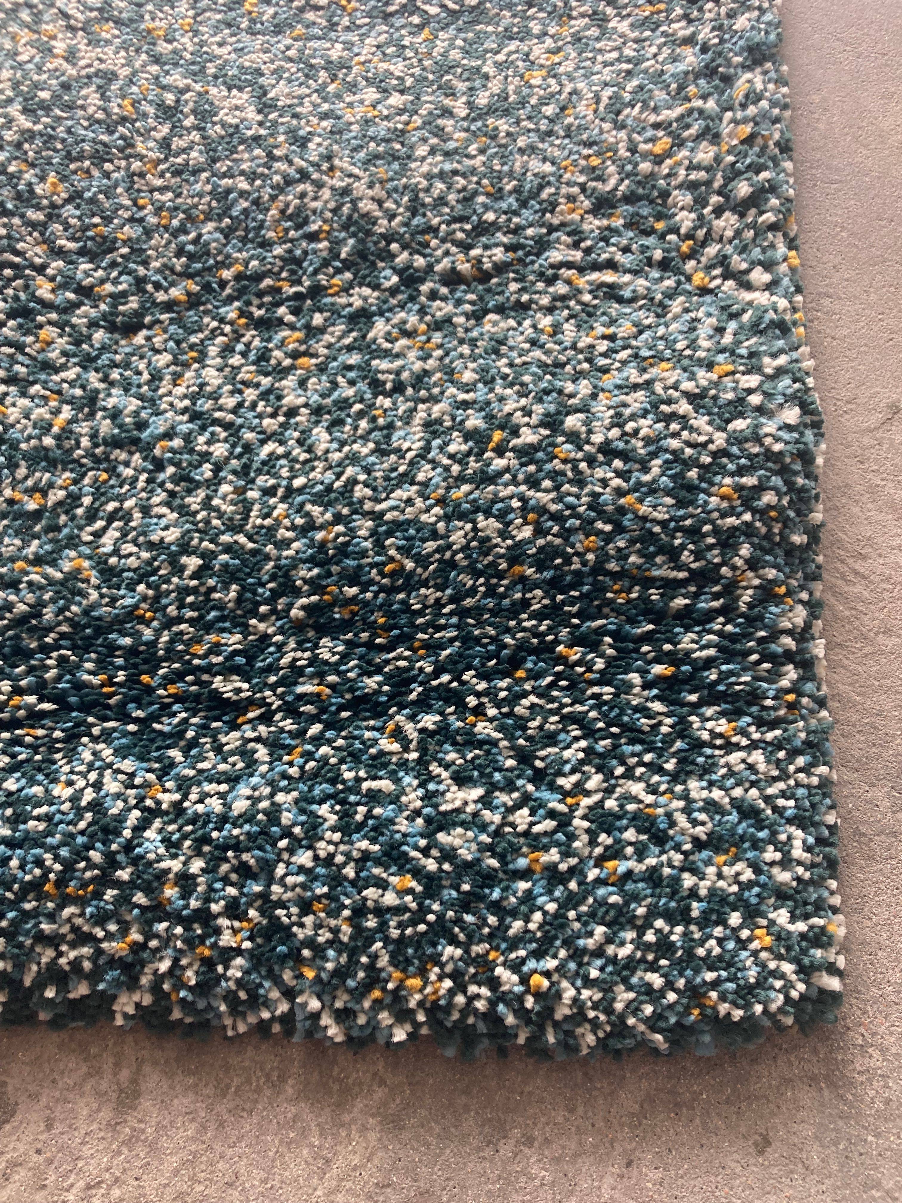 Tapete de pêlo multicolor