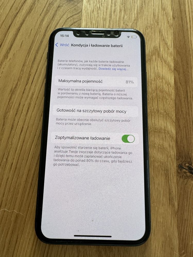 Iphone xs 256gb czarny