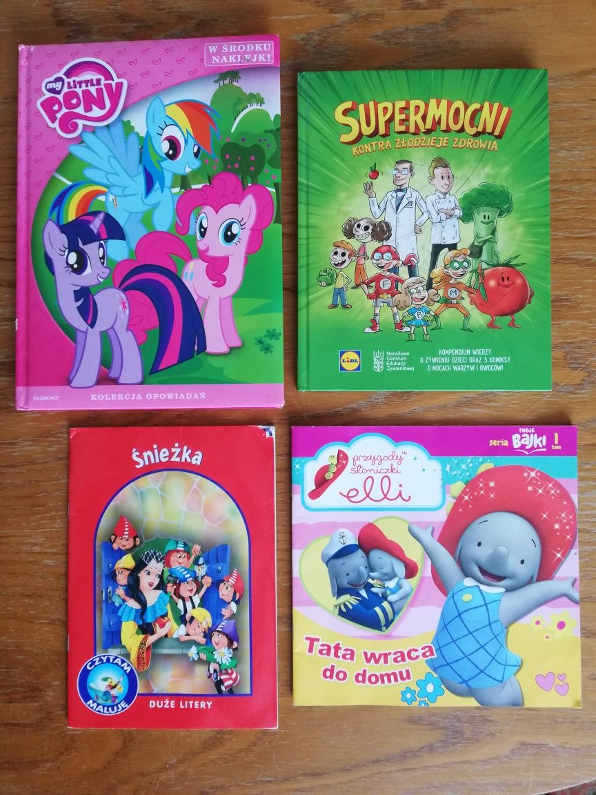 Książeczki dla dziewczynki - My Little Pony, Słoniczka Elli, Śnieżka