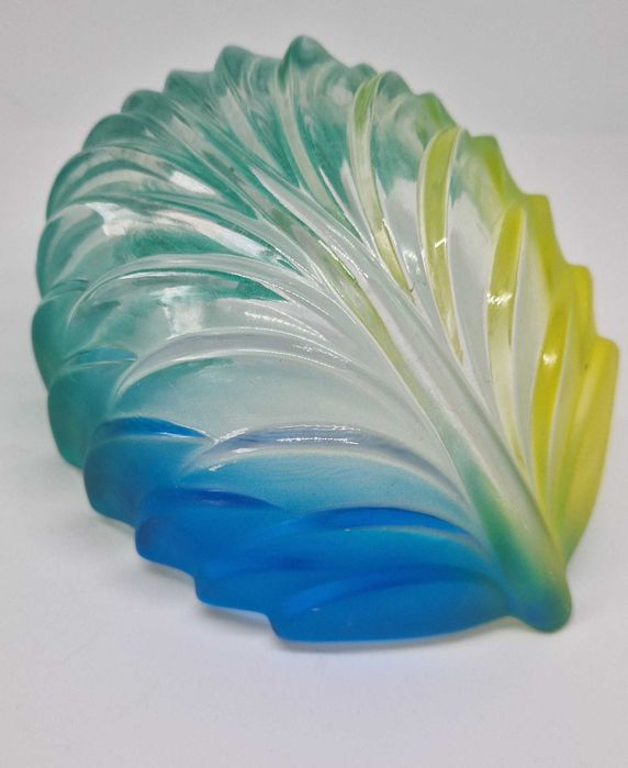 Misa na owoce w kształcie liścia, lata 70-te XX wieku, vintage