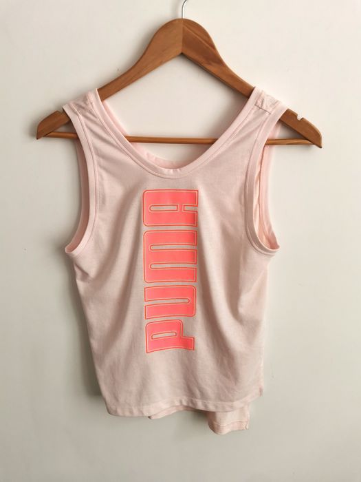 Puma t-shirt koszulka sportowa damska logowana XS/S