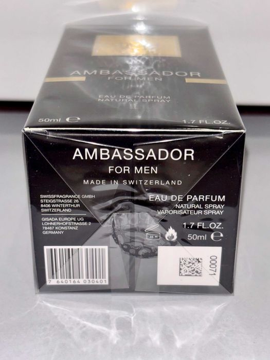 Perfumy Gisada Ambassador For Men 50ml Nowe, oryginalne perfumy męskie
