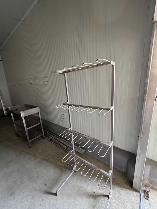 Suporte em Inox para Botas e Sapatos de Trabalho (48x72x186 cm)