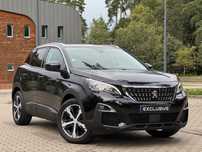 Peugeot 3008 Piękny czarny Exclusive Panorama Kamera Indukcja LED