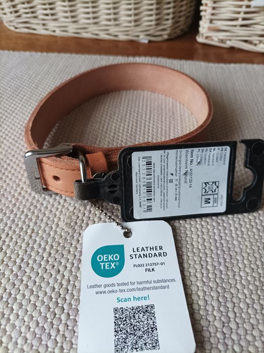 Obroża skóra naturalna