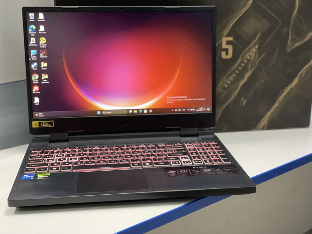 Acer Nitro 5/FHD/IPS/ i5-12450H/4.4 GHz/16 ГБ/SSD 512/RTX 3050 /4ГБ