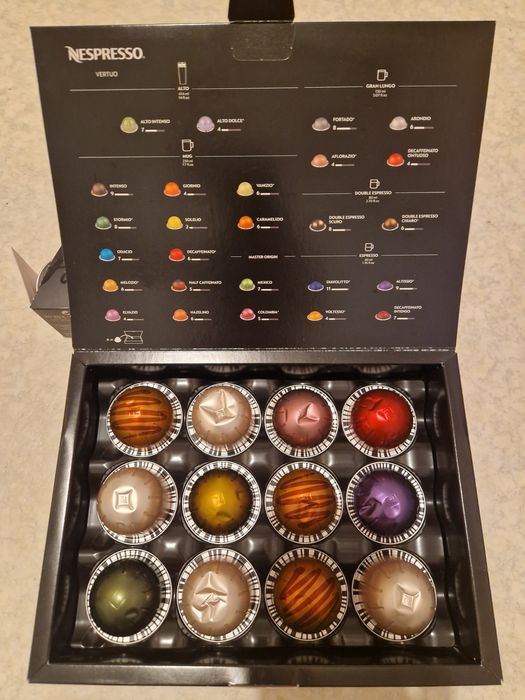 Ассортімент капсул Nespresso