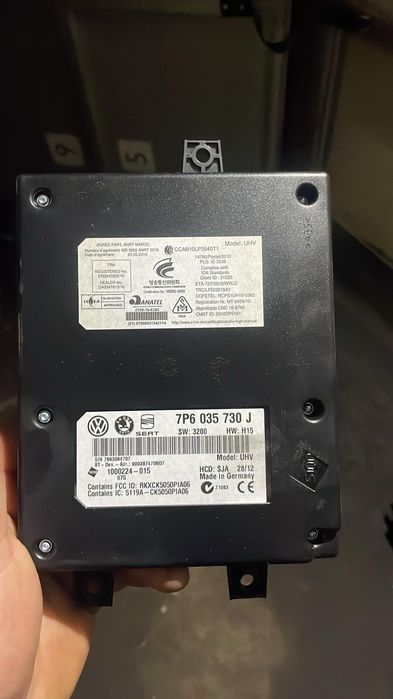 Moduł bluetooth Volkswagen Seat Audi Skoda 7P6