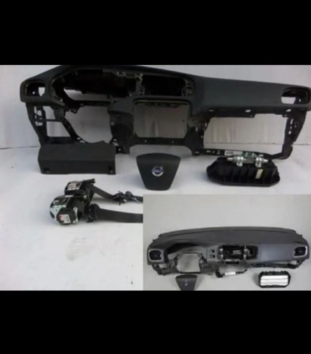 Volvo V60 s60  Deska Konsola Kokpit Airbag Pasy Zestaw