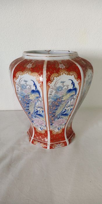 Pote em Porcelana Chinesa Vintage
