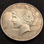 1 Dolar 1922 D   Srebro próby 900