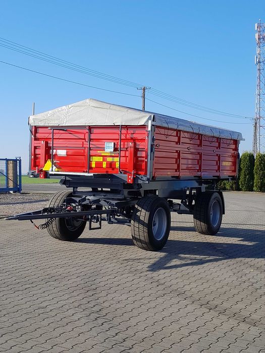Przyczepa rolnicza IFA HL HW 8011 - 3 strony wywrot - 8 ton - Idealna