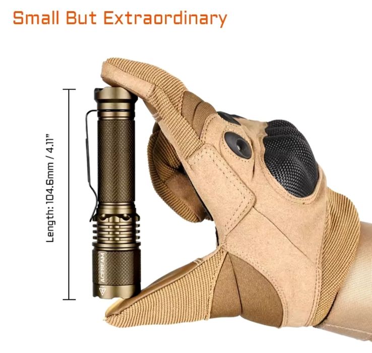 Latarka Acebeam TAC AA + ogniwo