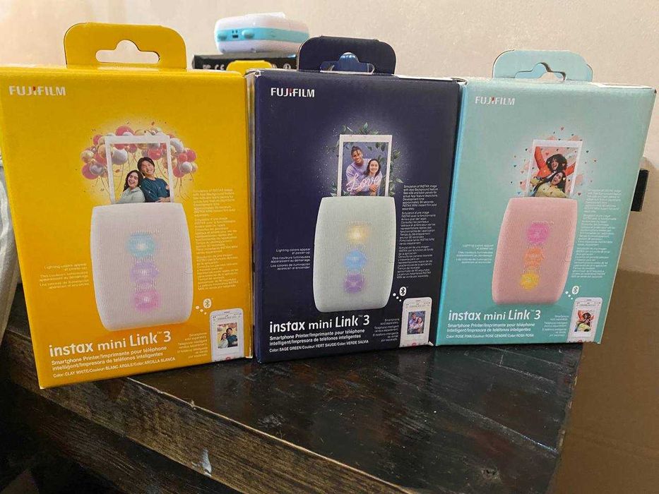 Фотопринтер Fujifilm Instax Mini Link 3 White/Rose Pink/Sage Green