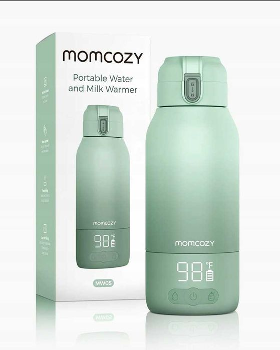 Momcozy Przenośny podgrzewacz do butelek, 2 tryby, 500 ml USZKODZ. A-C