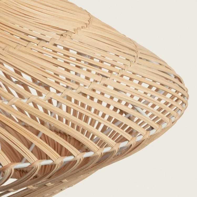 Candeeiro Suspenso Ledkia Rattan Towamba Natural – Novo