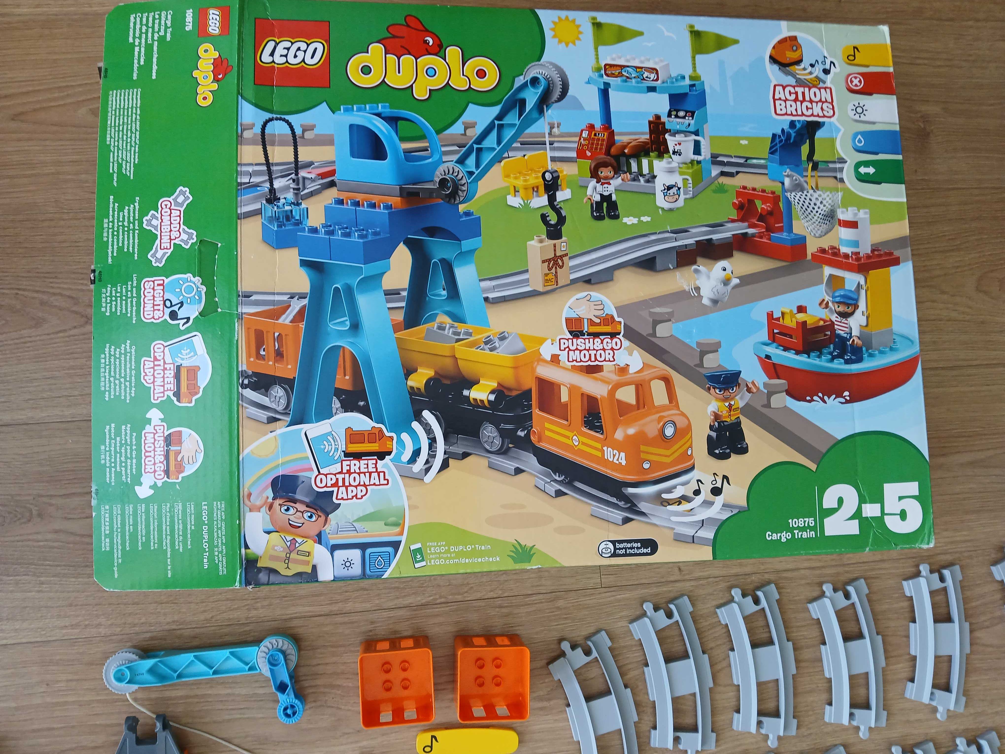 Lego 10876 duplo pociągu towarowy