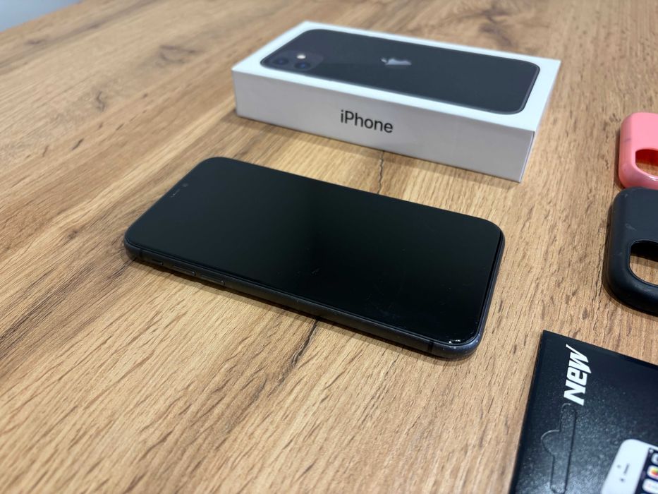 Okazja!!! Iphone 11 - Czarny ! ! Gwarancja! Kondycja Baterii 100%!