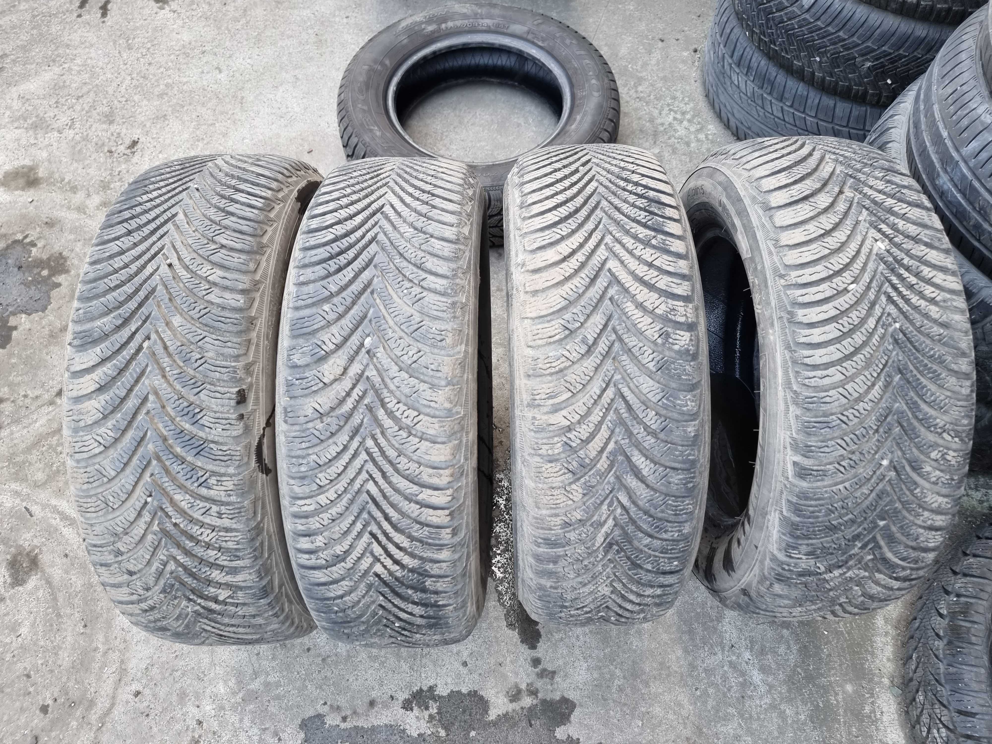 Opony komplet 195/65/15 2017 r. Michelin Alpin 5 DOT 4017 6,2 mm