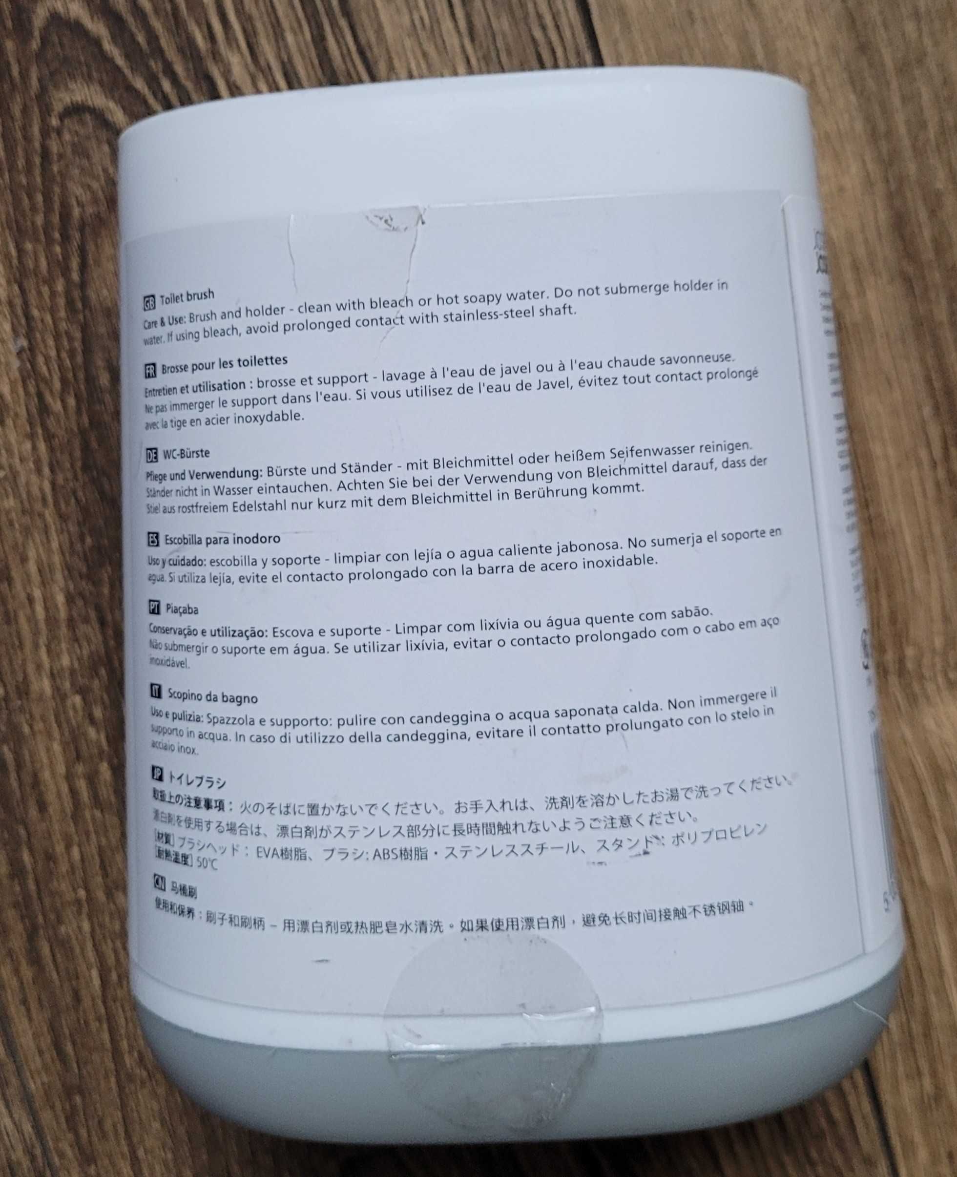 Joseph Joseph Flex Lite szczotka WC do toalety toaletowa zestaw NOWA