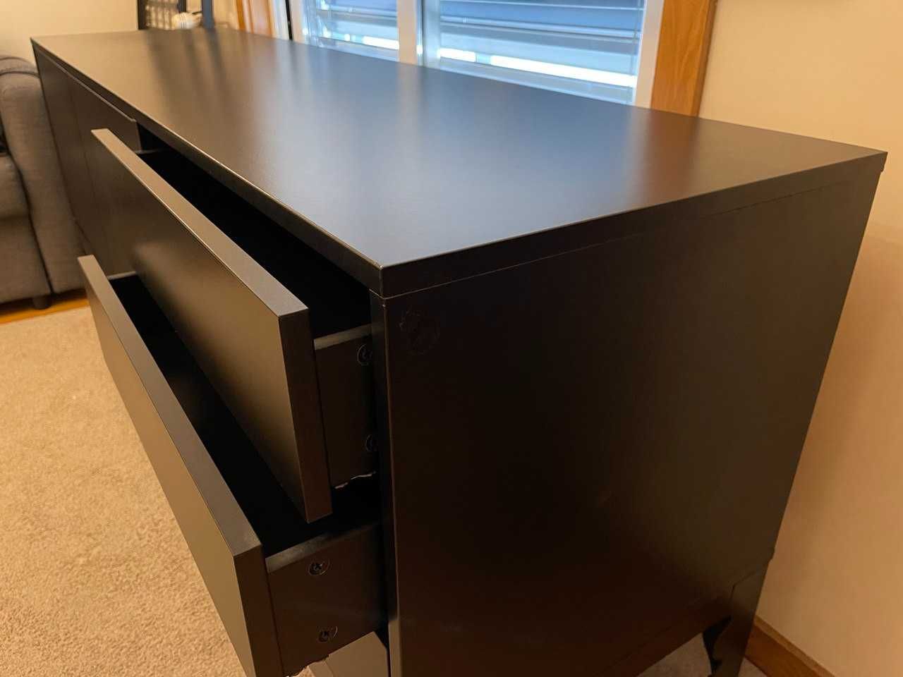 Aparador Preto IKEA Trollsta 183 cm — sideboard/móvel TV, ótimo estado