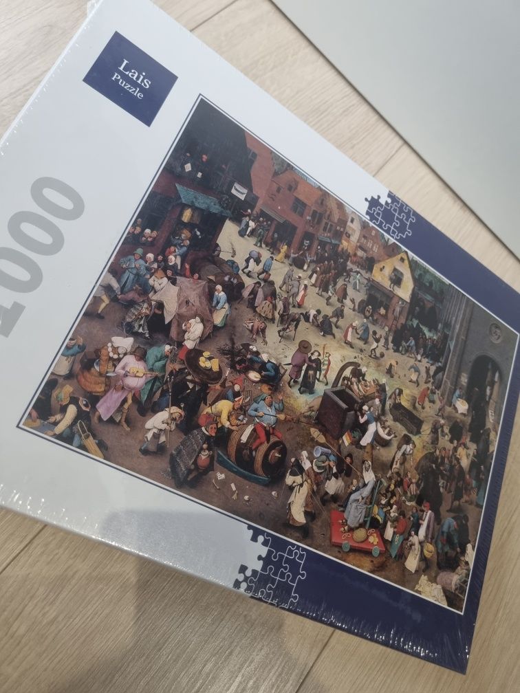 Puzzle 1000 Konflikt karnawału z Wielkim Postem