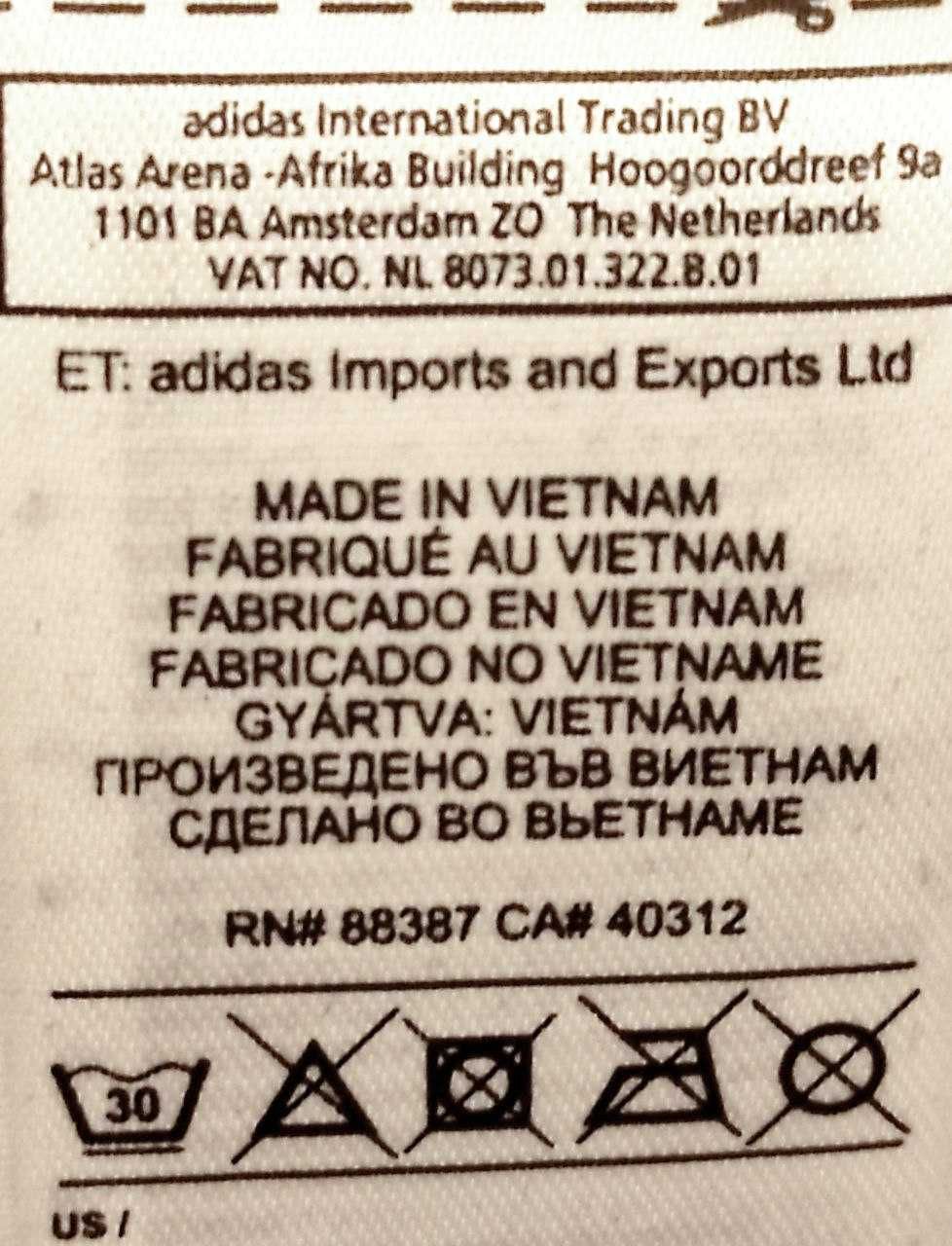 Куртка пуховик adidas