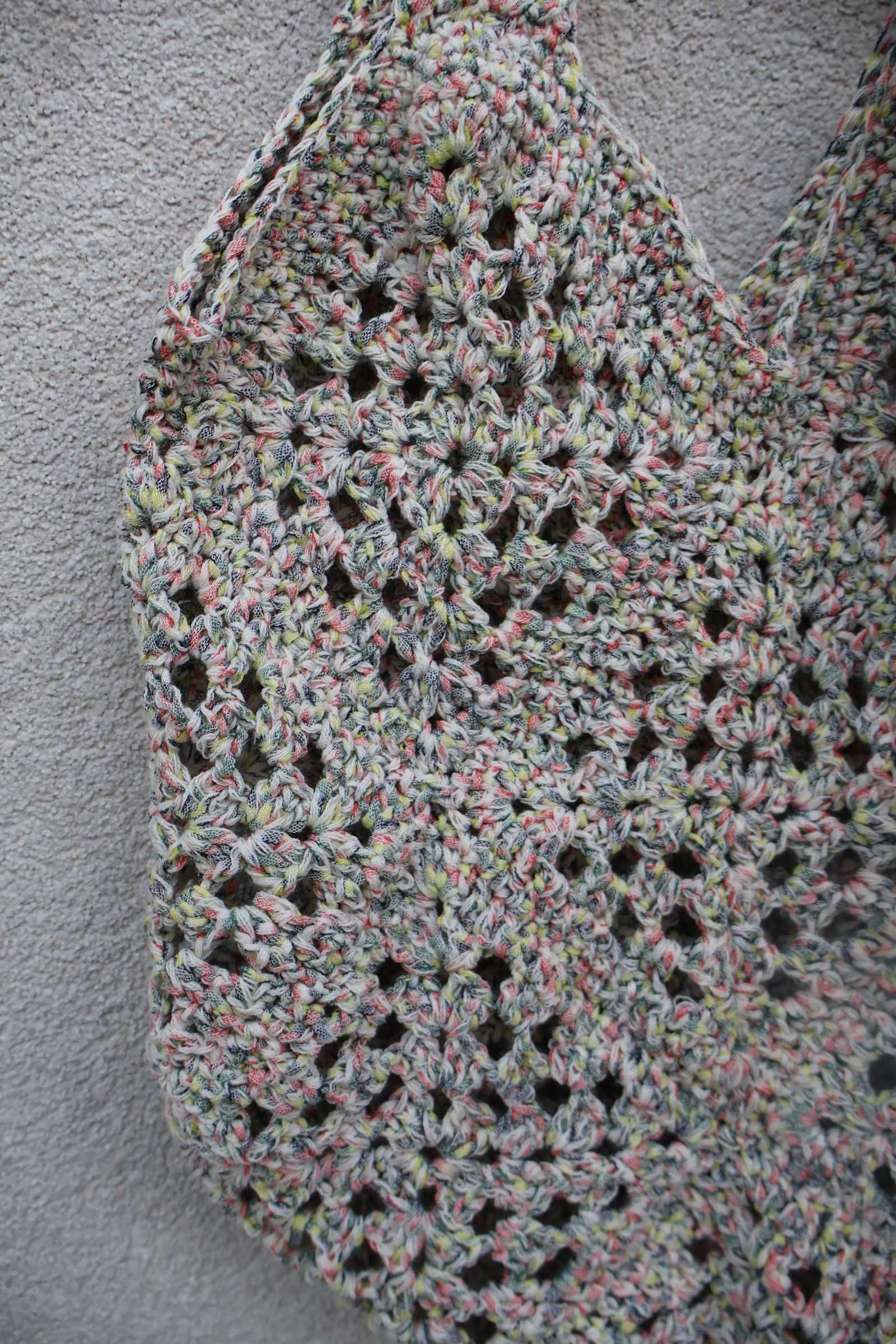 Szydełkowa siatka rękodzieło handmade