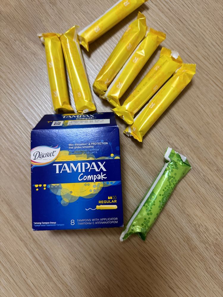 Тампоны тампакс tampax