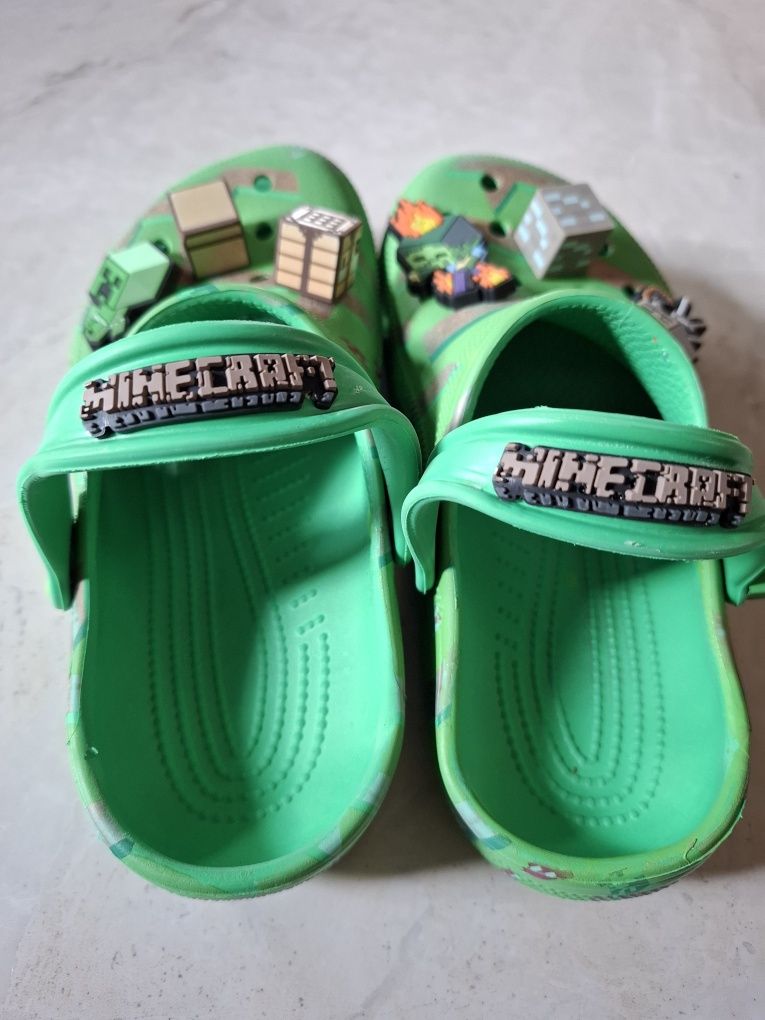 Crocs Minecraft Zielone
