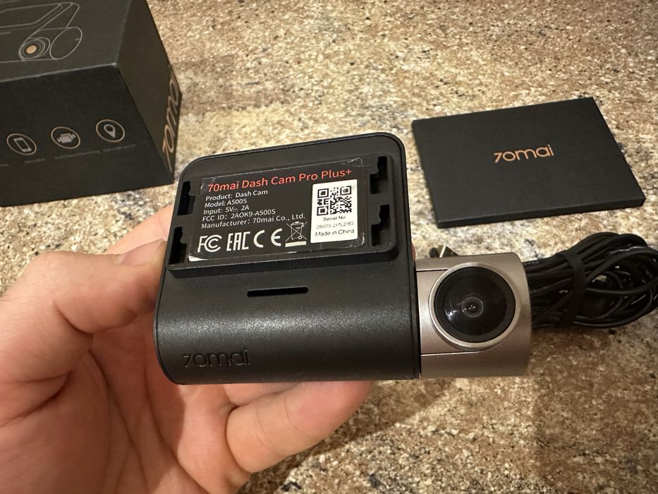 Відеореєстратор 70mai Dash Cam Pro Plus+ A500S vs нова акб