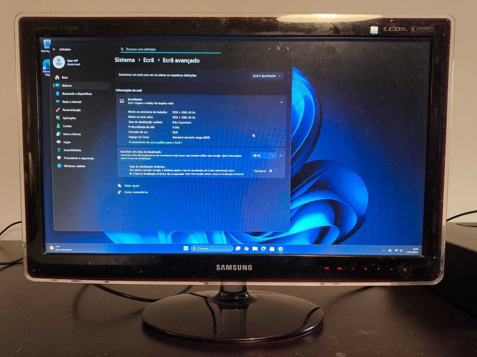 Monitor TV 24” Samsung Full HD LS24EMSKUMZD (1080p)