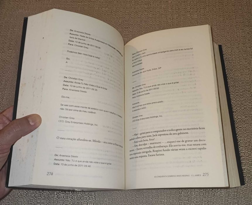As Cinquenta Sombras Mais Negras de E L James