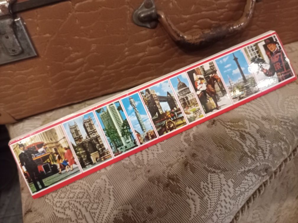 Carteira de fósforos gigante com lembrança de Inglaterra