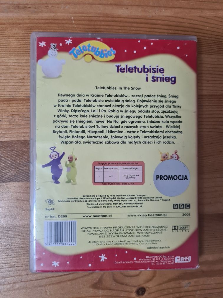 Teletubisie i śnieg bajka DVD Teletubbies ~