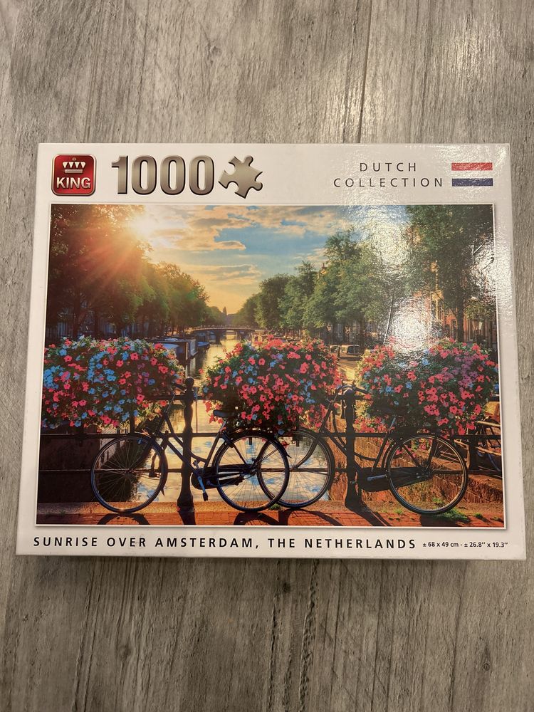 PUZZLE kompletne Amsterdam 1000 elementow