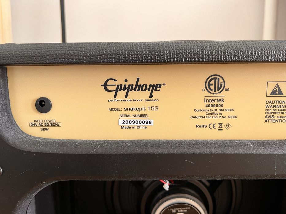 Amplificador Epiphone Slash SnakePit 15G