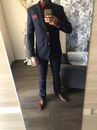 Garnitur Oliver slimfit elegancki 185cm