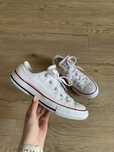 Białe krótkie trampki sneakersy tenisówki rozmiar 35 Converse All Star