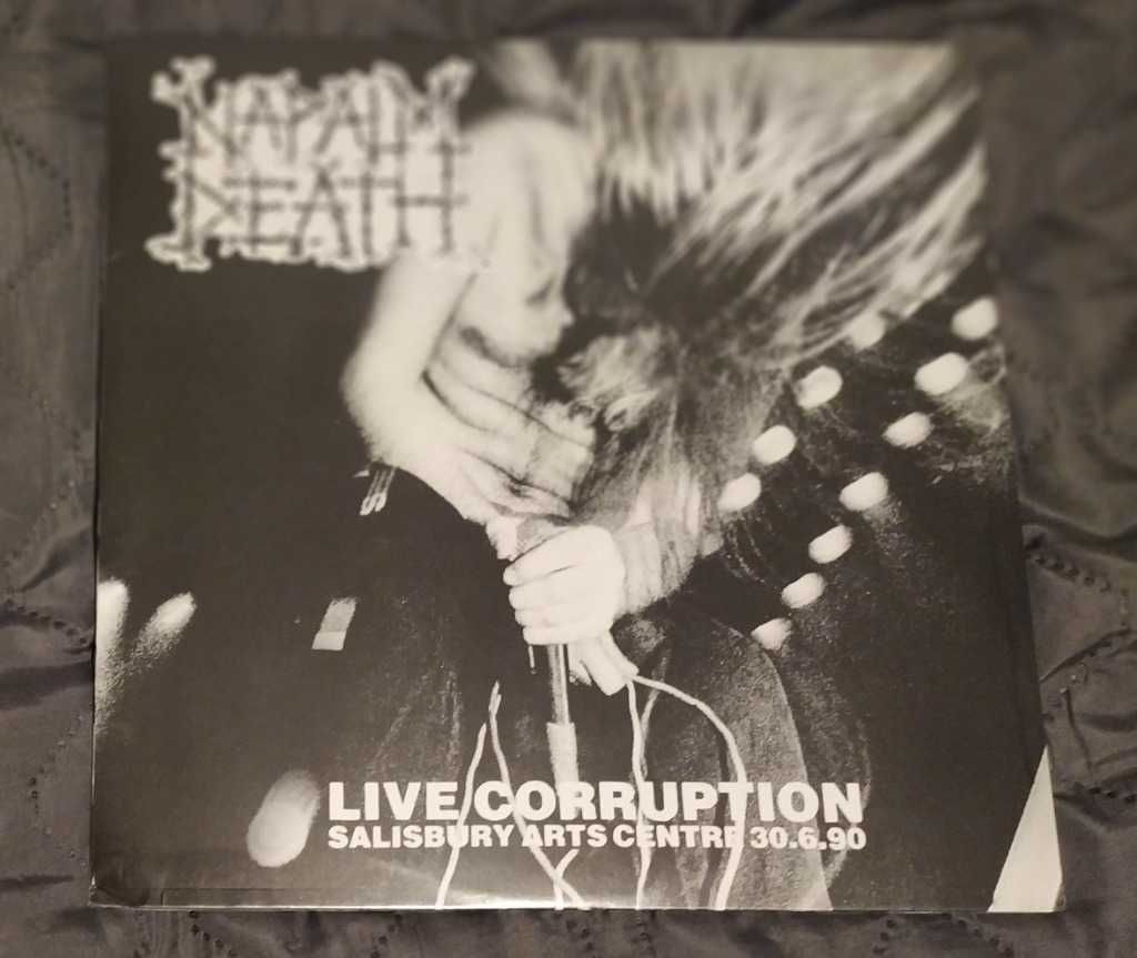 Napalm Death - Live Corruption. Folia. LP. 2015 UK